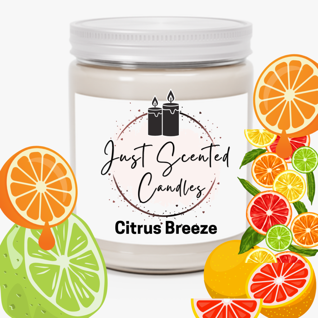 citrus Breeze Scented Candle