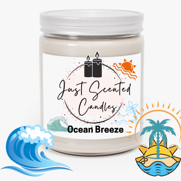 Ocean Breeze Scented Candle